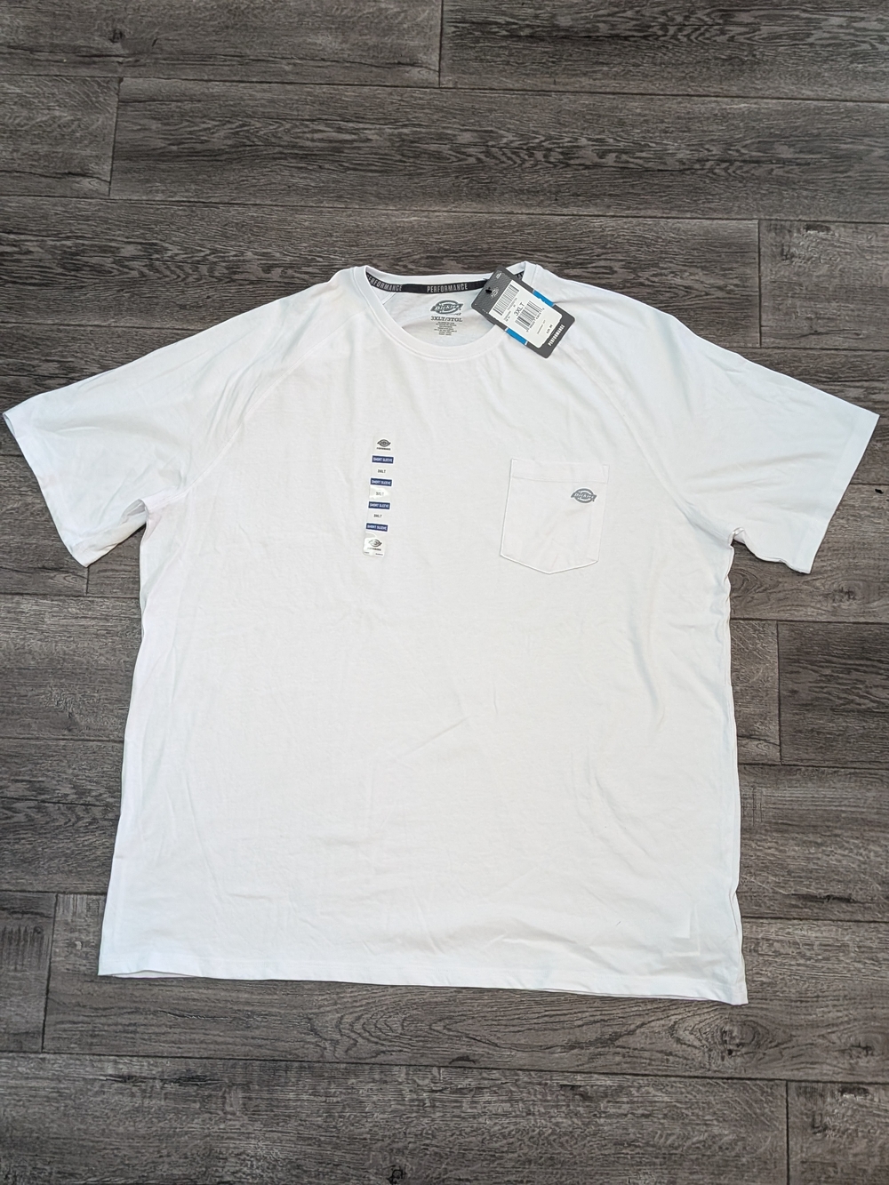 Dickies Temp-iQ Performance Cooling Pocket T-Shirt Mens White3XLT NWT Big & Tall